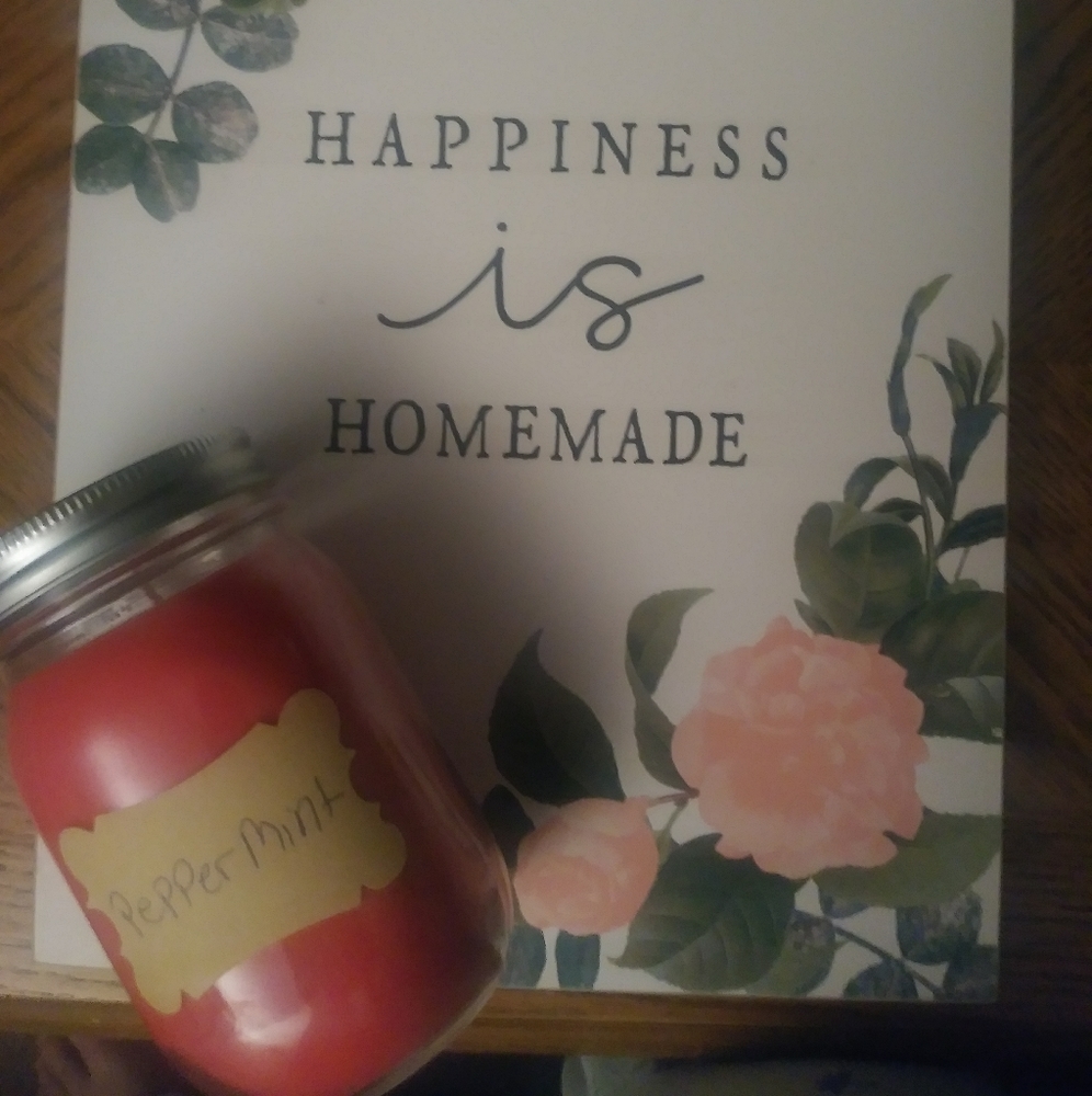 Peppermint candles.